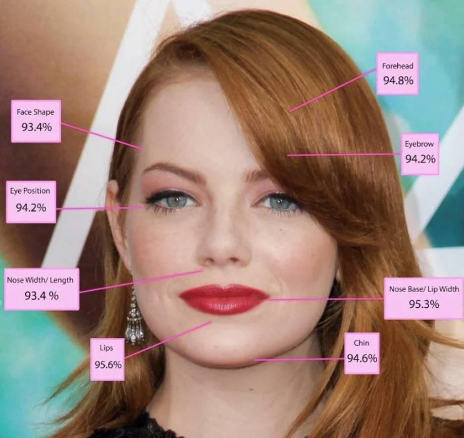 Altın Oran hesabıyla dünyanın en güzel kadını: Emma Stone 1